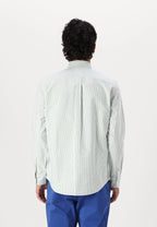 Tommy Hilfiger Men's Classic Beige Button-Down Shirt – Light green