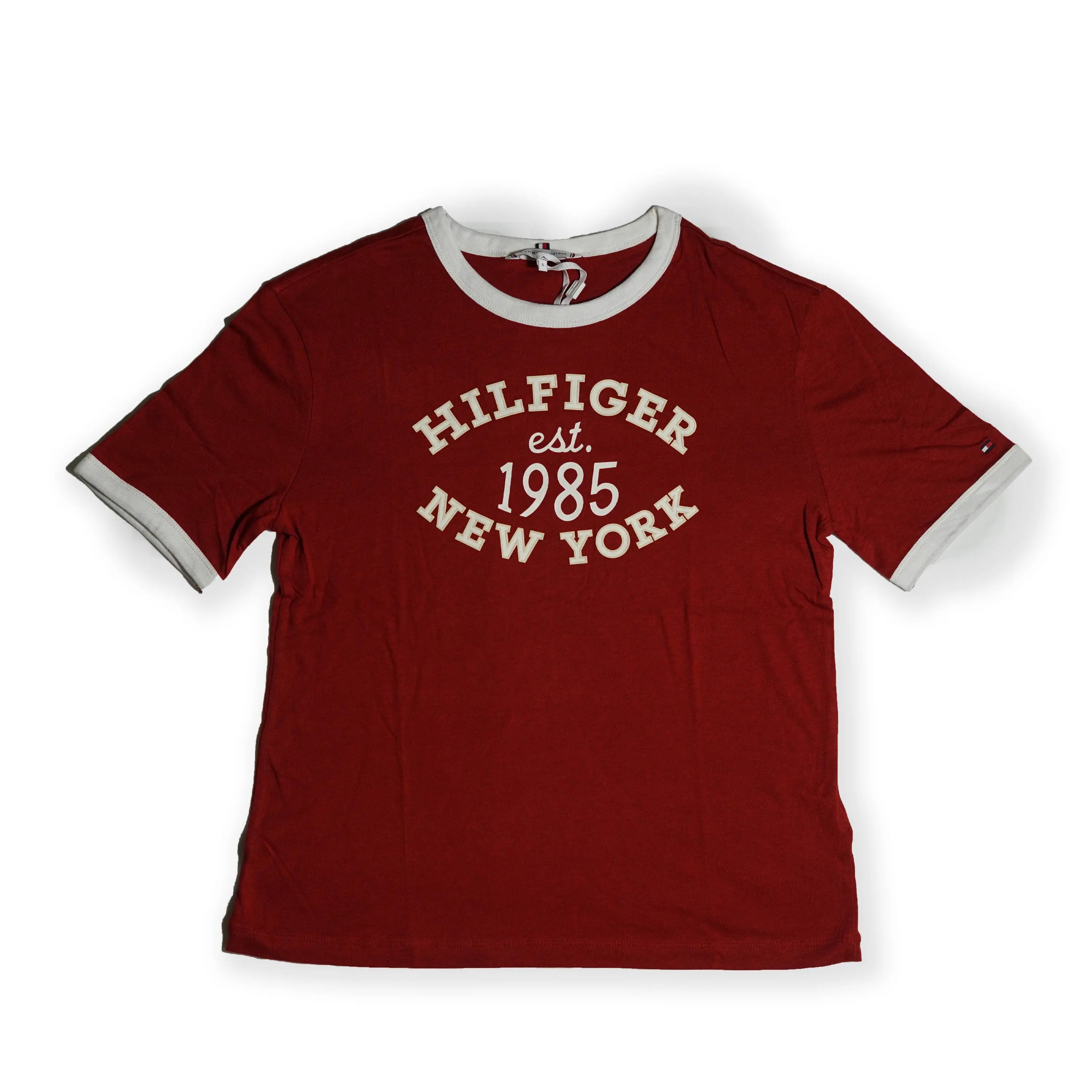 Tommy Hilfiger Girl's Red Graphic T-Shirt Tommynippon