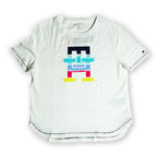 Tommy Hilfiger Girls Multi-Color Logo Graphic T-Shirt – White Tommynippon
