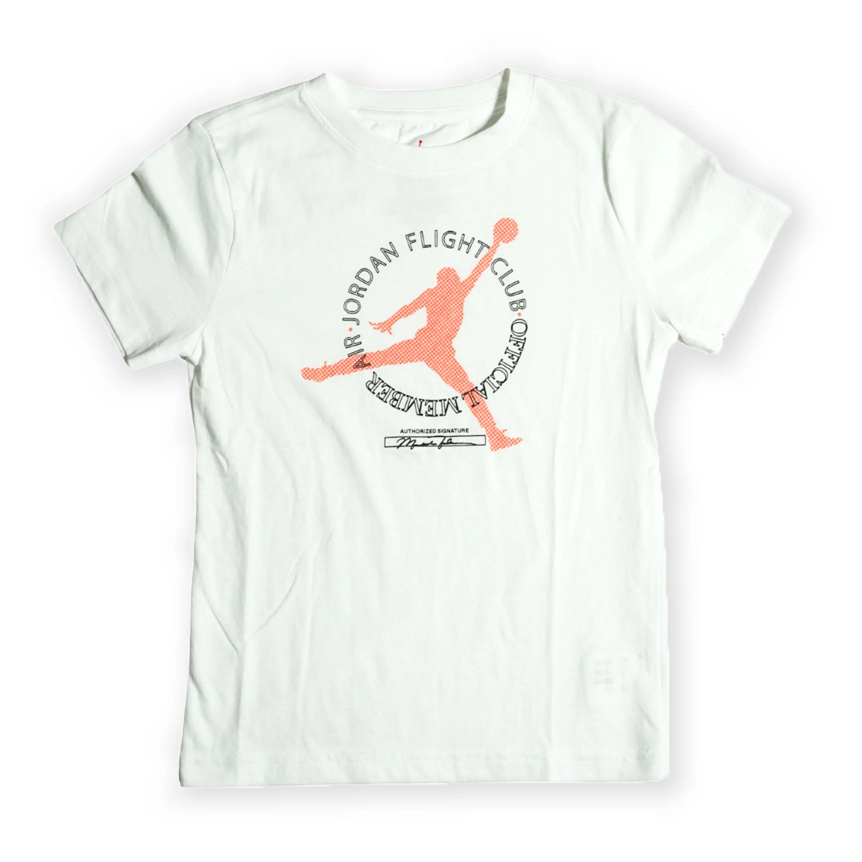 Jordan Flight Club Kids’ T-Shirt – White (120 cm / 6–7 Years) Tommynippon