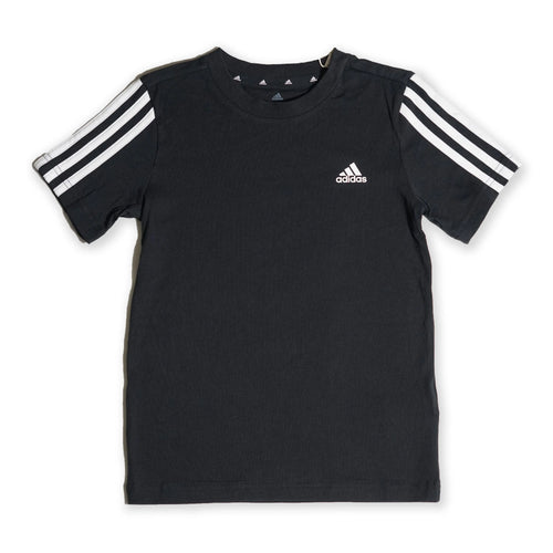 Adidas Kids 3-Stripes Logo T-Shirt – Black Tommynippon