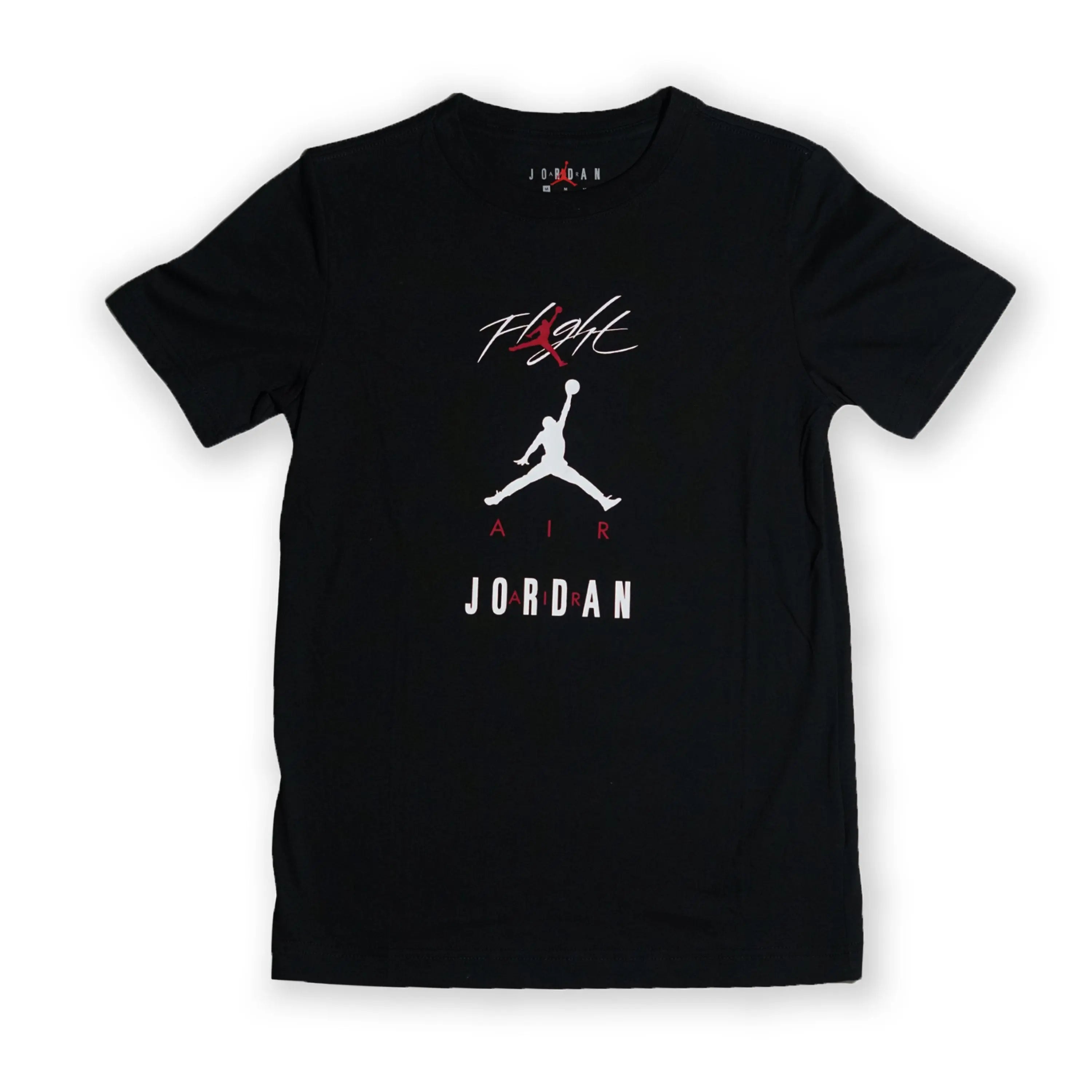 Jordan Kids’ Flight Logo T-Shirt – Black (140 cm / 10–12 Years) Tommynippon