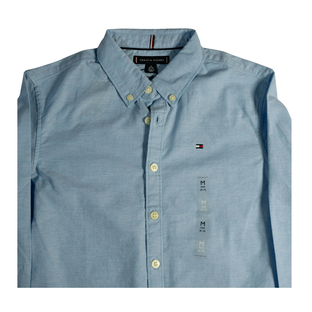 Tommy Hilfiger Kid's Classic Oxford Shirt – Light Blue Tommynippon