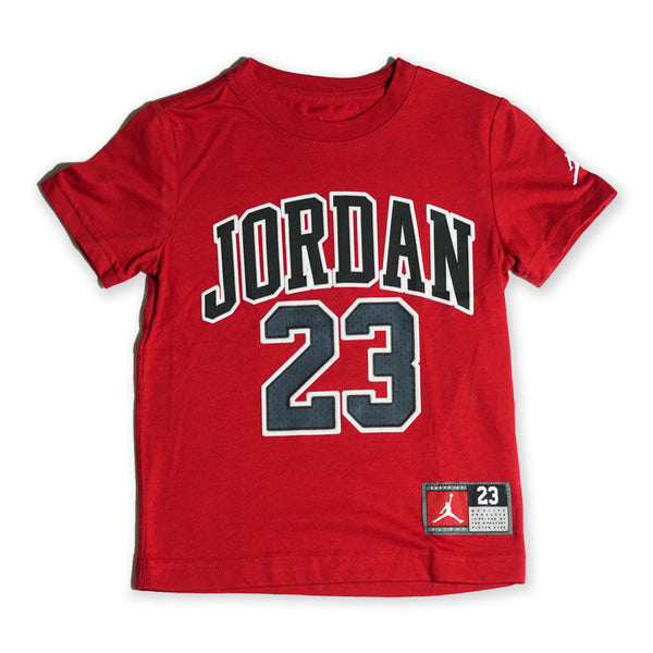 Jordan Kids “23” Graphic T-Shirt – Gym Red