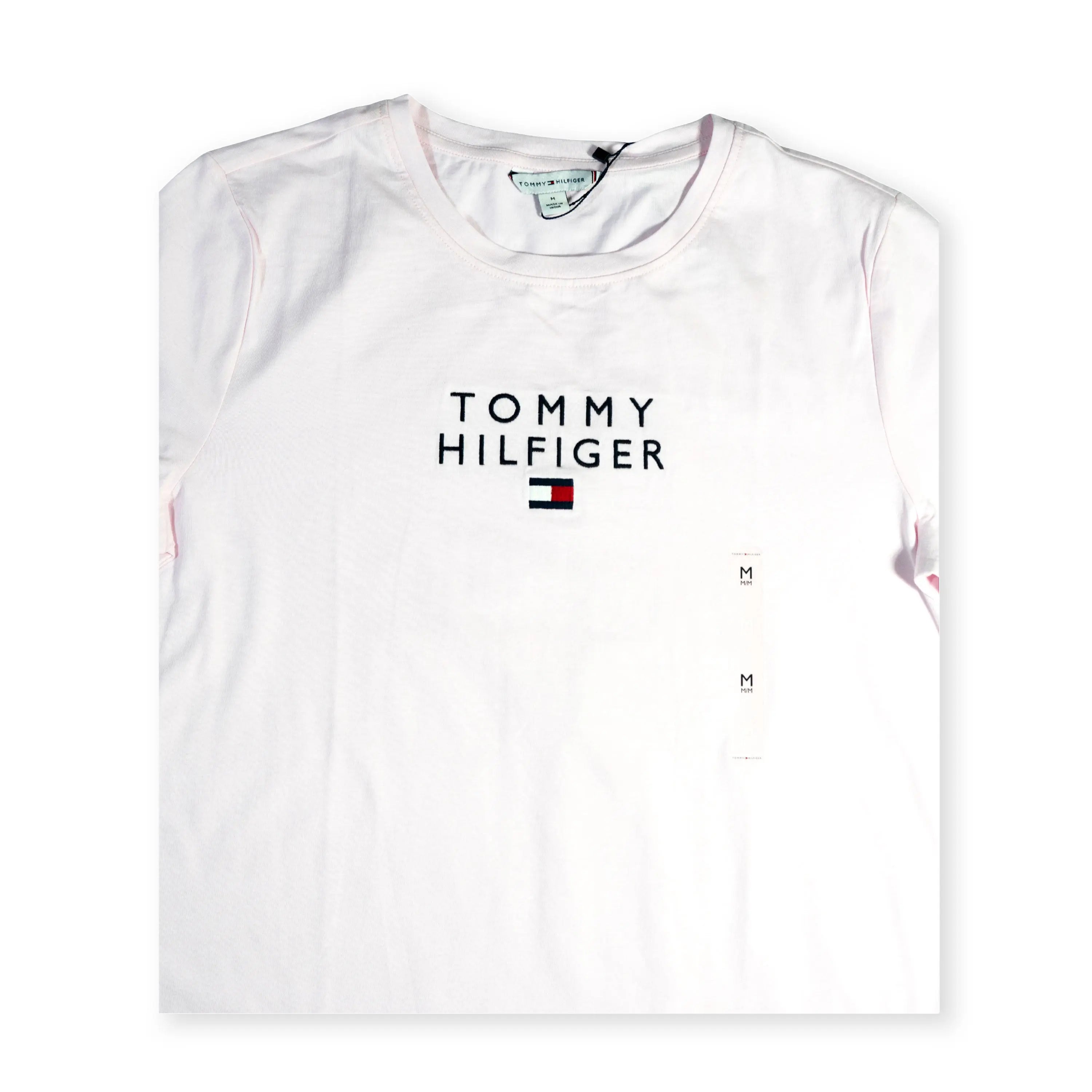Tommy Hilfiger Girl's Logo Girls T-Shirt – Light Pink Tommynippon