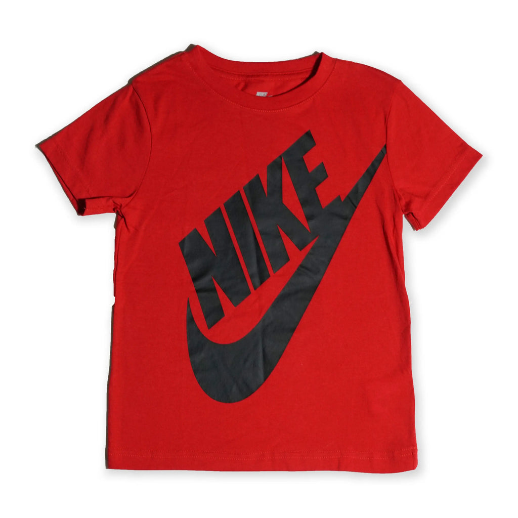 Nike Kids Big Swoosh Logo T-Shirt – Red Tommynippon