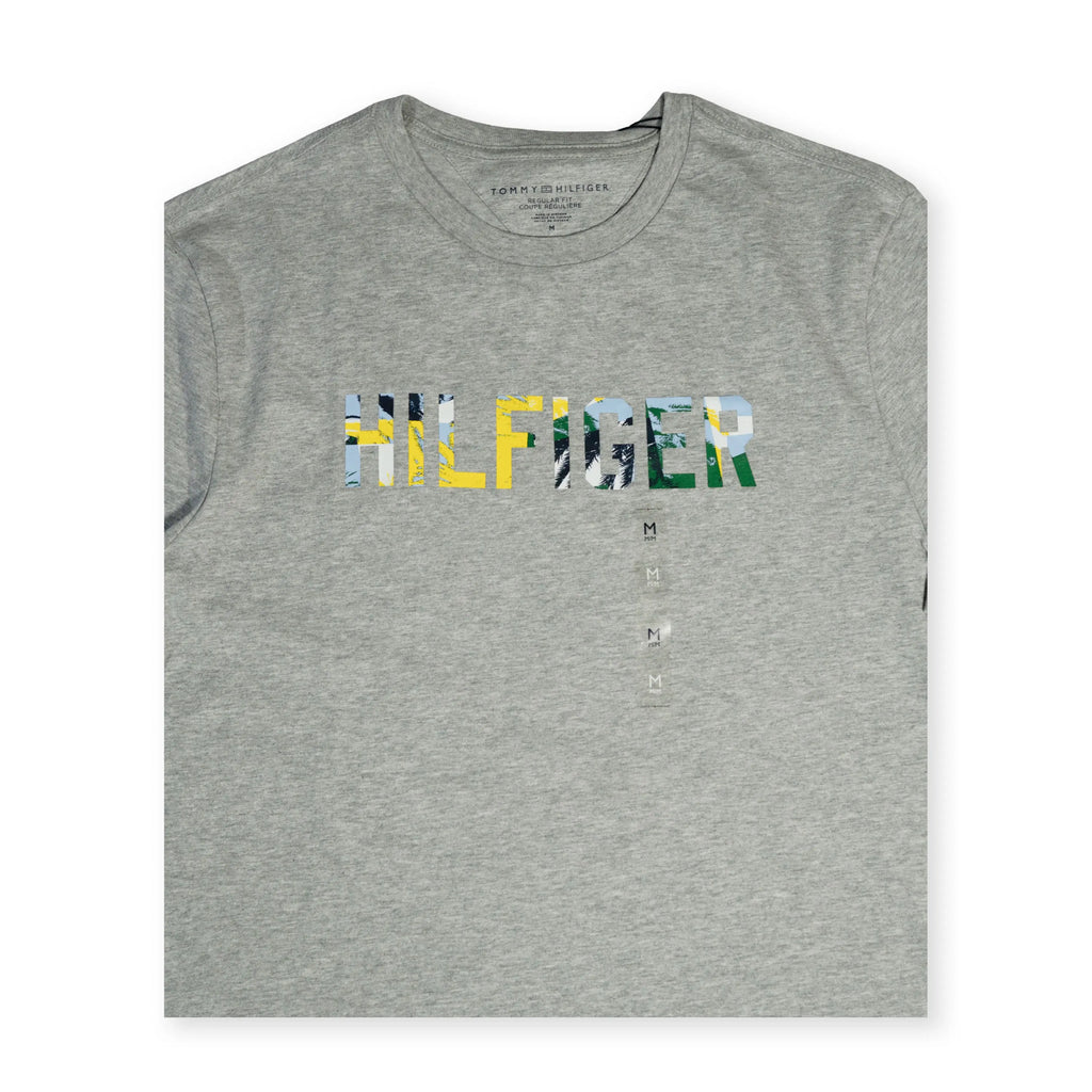 Tommy Hilfiger Men's Graphic Logo T-Shirt – Grey Tommynippon