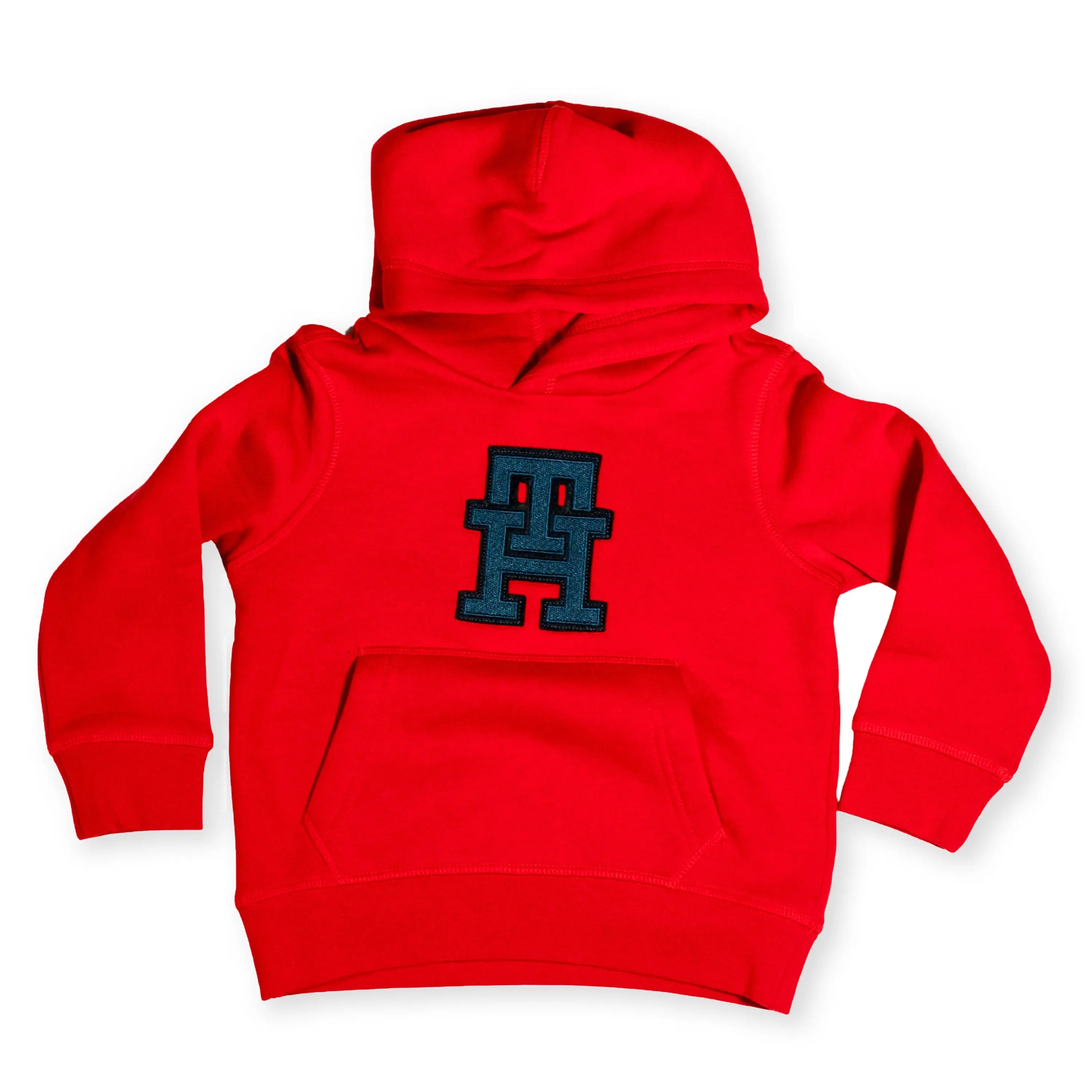 Tommy Hilfiger Logo Kid's Hoodie – Red Tommynippon