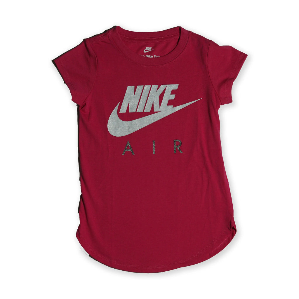 Nike Girls Air T-Shirt – Red/Silver Tommynippon
