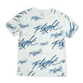 Jordan Kid's “Flight” Allover Print Tee – White/Blue Tommynippon