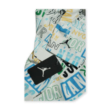 Jordan Kid's “Allover Logo” Tee – White Multi