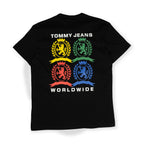 Tommy Jeans Men's Worldwide Crest T-Shirt – Black Tommynippon