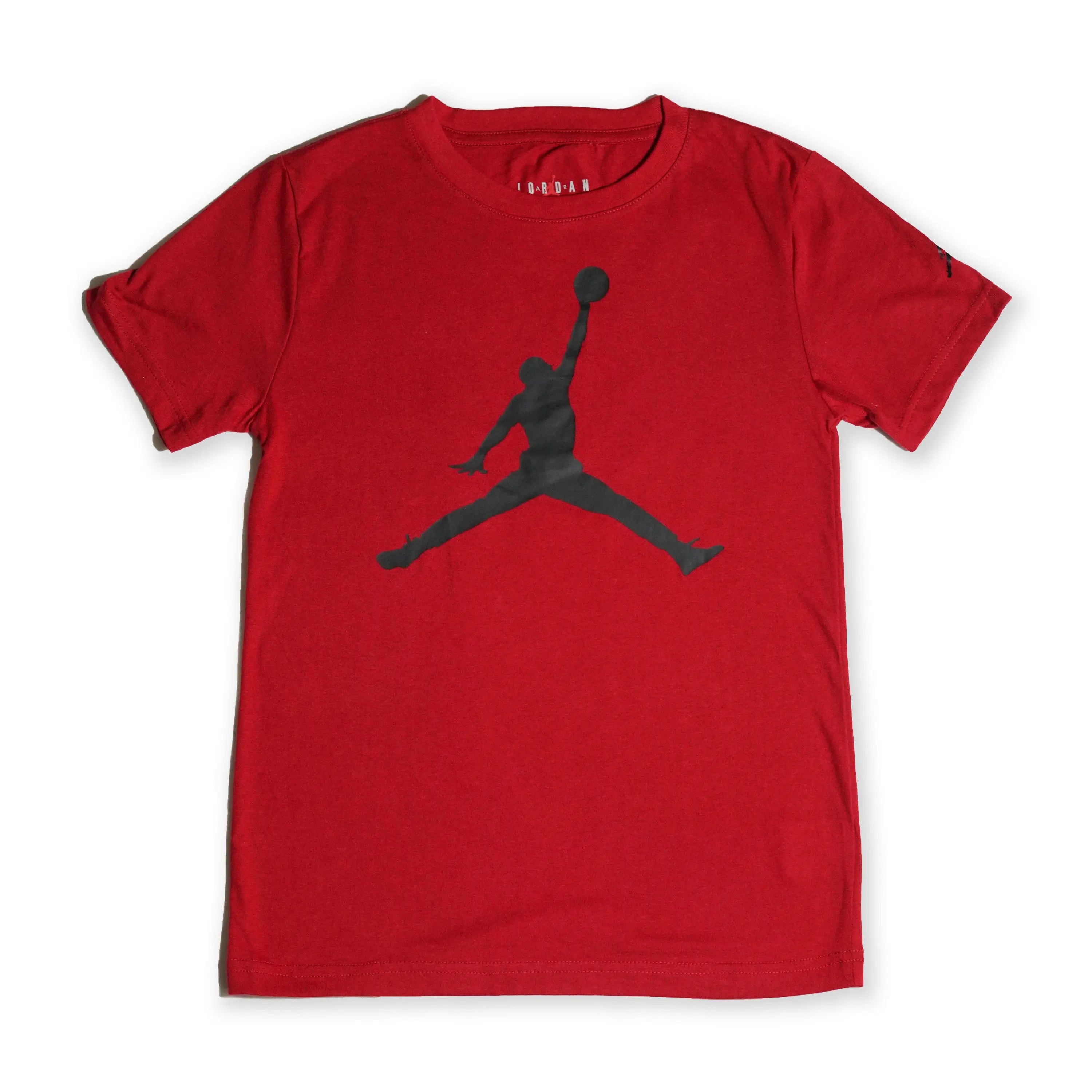 Jordan Jumpman Graphic T-Shirt – Red | Kid’s Casual Cotton Tee Tommynippon