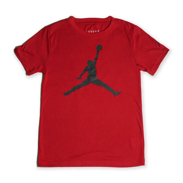 Jordan Jumpman Graphic T-Shirt – Red | Kid’s Casual Cotton Tee