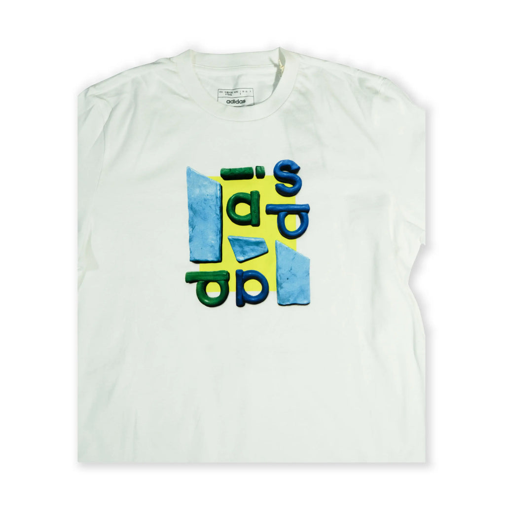 Adidas Men’s White Graphic T-Shirt | Modern Logo Print Tommynippon