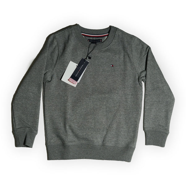 Tommy Hilfiger Kids Classic Crewneck Sweatshirt – Grey