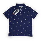 Tommy Hilfiger Kids Printed Polo Shirt – Navy Sailboat Design Tommynippon