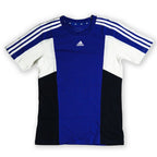 Adidas Kids Colorblock Performance T-Shirt – Blue/Black/White Tommynippon