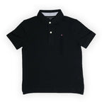 Tommy Hilfiger Kids Classic Black Polo Shirt Tommynippon