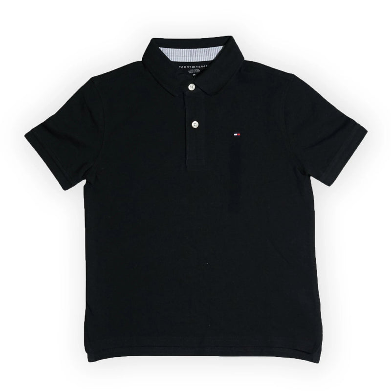 Tommy Hilfiger Kids Classic Black Polo Shirt Tommynippon