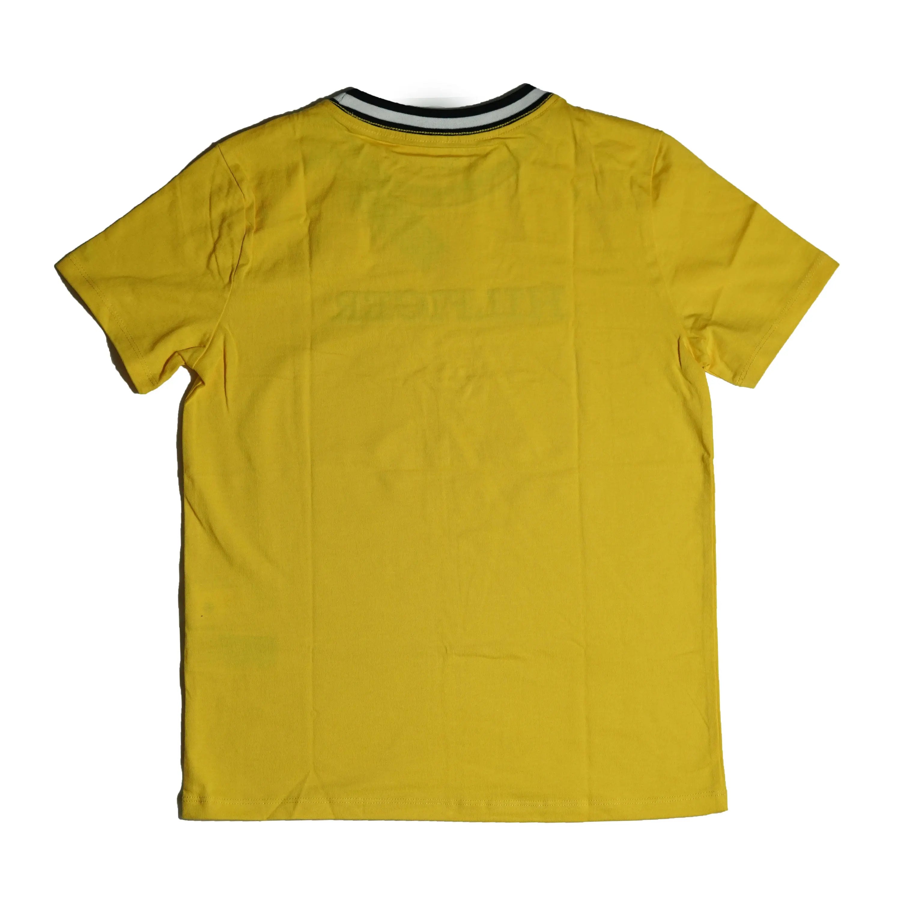Tommy Hilfiger Kid’s Yellow Crew Neck Logo T-Shirt Tommynippon