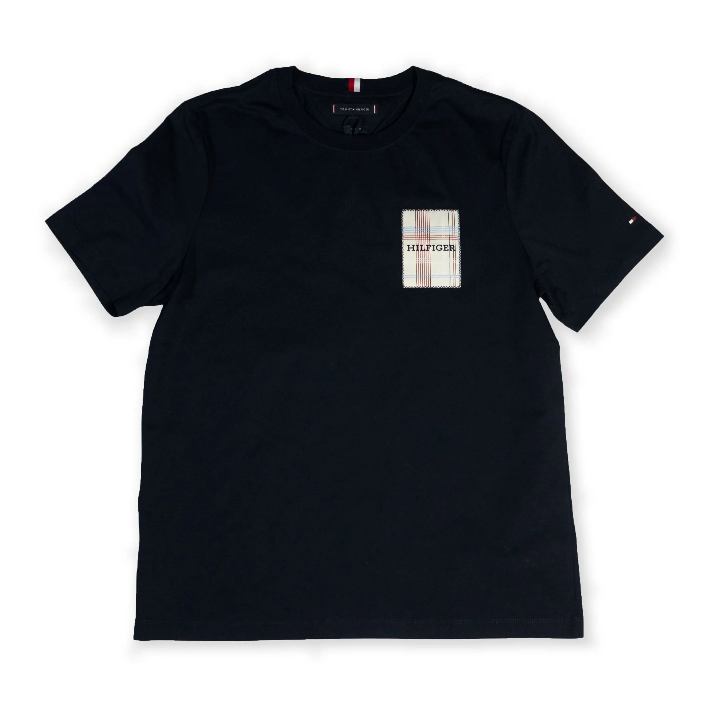 Tommy Hilfiger Men's Black Patch Pocket T-Shirt Tommynippon
