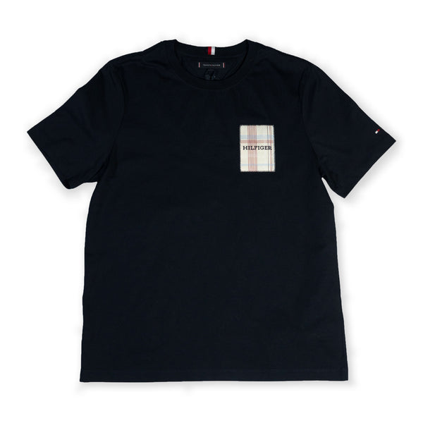 Tommy Hilfiger Men's Black Patch Pocket T-Shirt