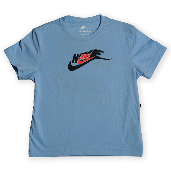 Nike Kids’ Speed Swoosh T-Shirt – Light Blue