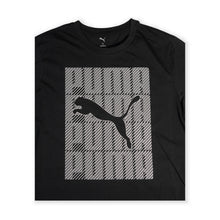 Puma Men's Black Graphic Logo T-Shirt