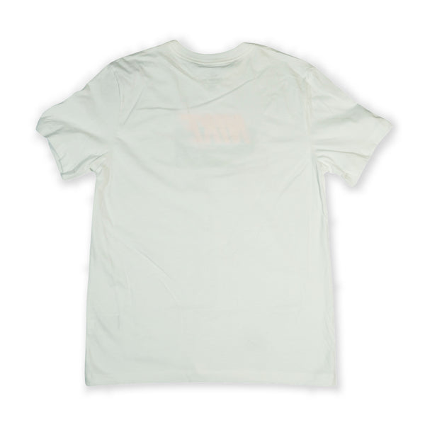 Nike Men’s Graphic Logo T-Shirt – White with Multicolor Print