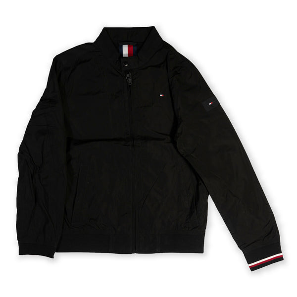 Tommy Hilfiger Men's Classic Black Bomber Jacket