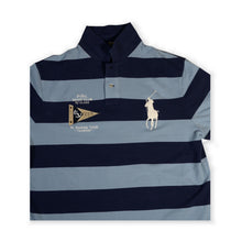 Polo Men's Ralph Lauren Yacht Club Striped Polo Shirt – Navy & Light Blue