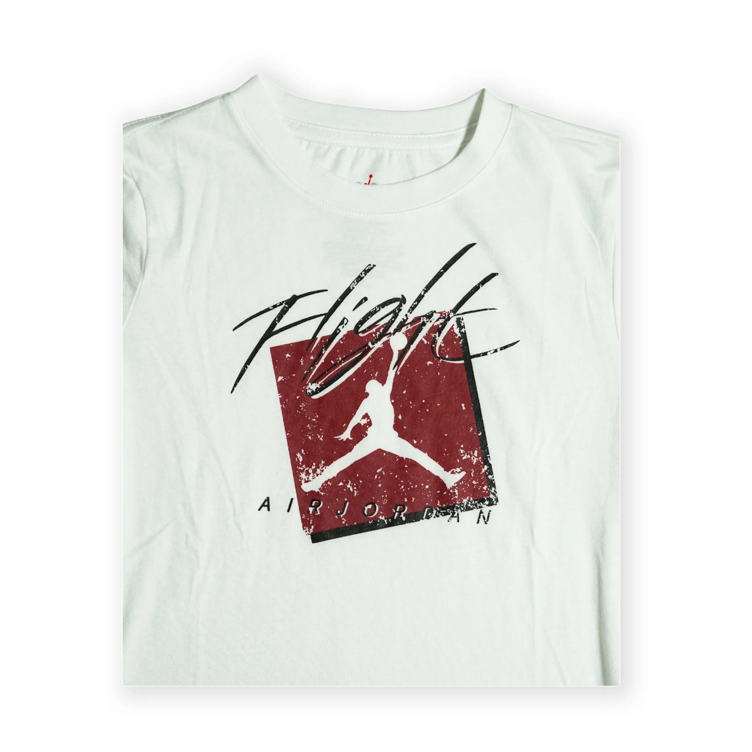 Jordan Flight Kids’ T-Shirt – White (120 cm / 6–7 Years) Tommynippon
