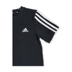 Adidas Kids 3-Stripes Logo T-Shirt – Black Tommynippon