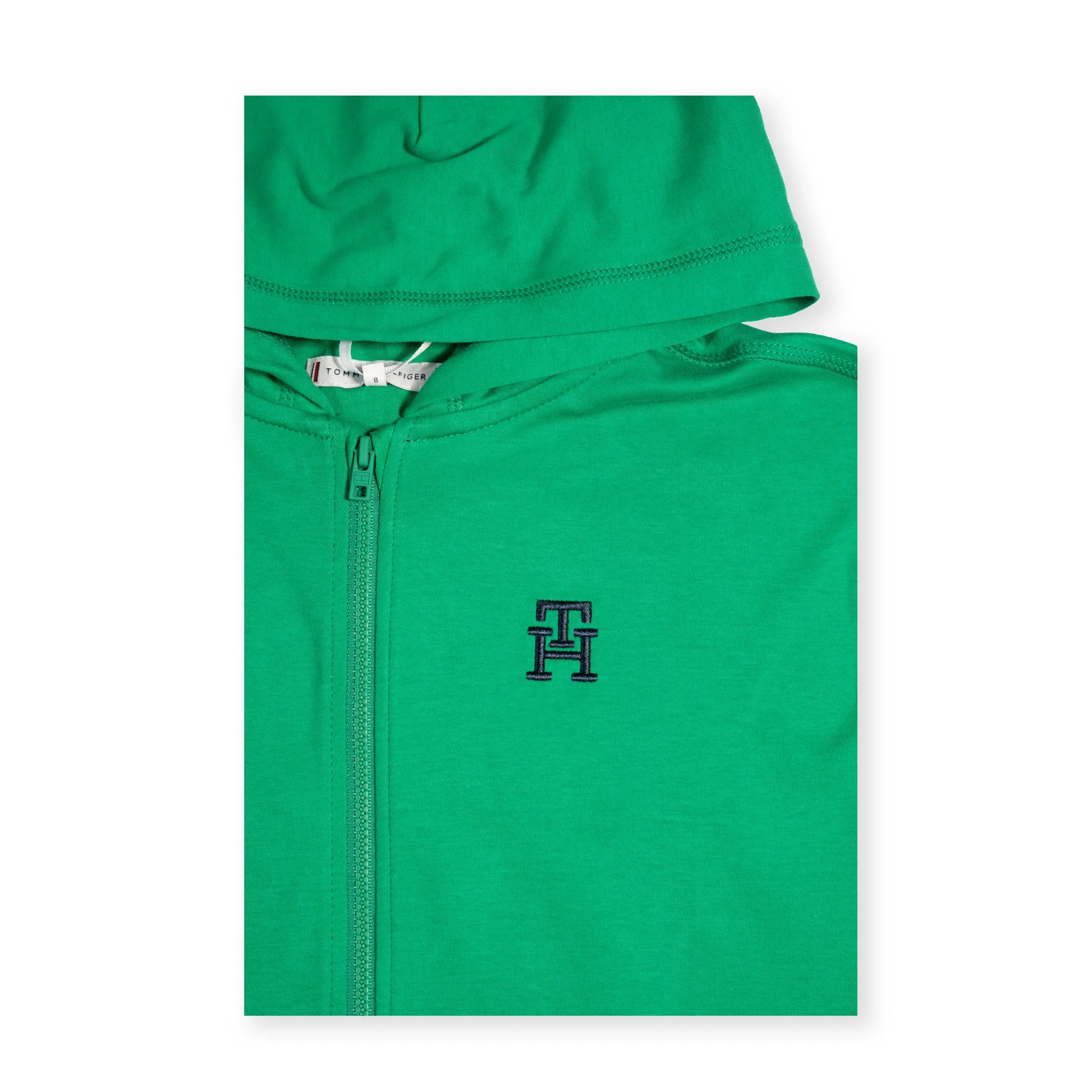 Tommy Hilfiger Kid's Classic Zip-Up Hoodie – Green Tommynippon