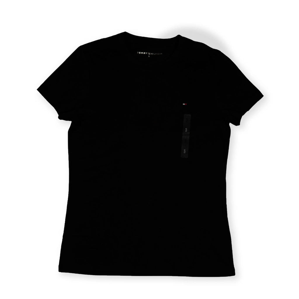 Tommy Hilfiger Essential Slim Fit Girls T-Shirt – Black Tommynippon