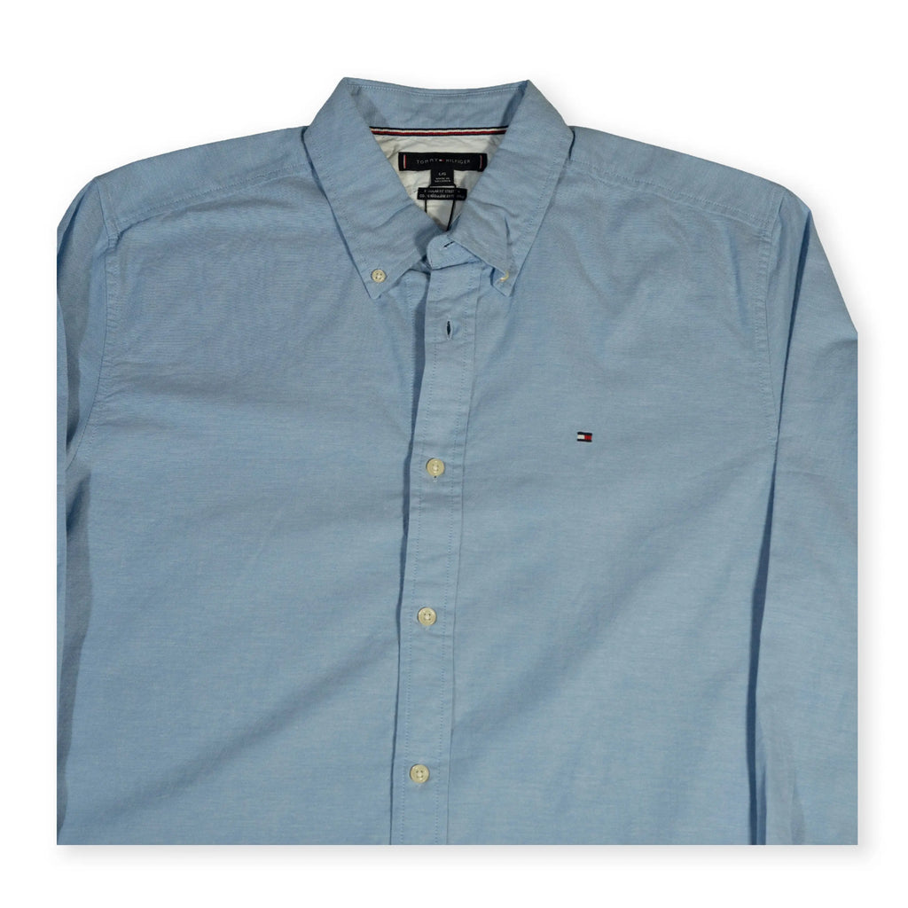 Tommy Hilfiger Men's Classic Oxford Shirt – Light Blue Tommynippon