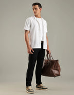 Tommy Hilfiger Men's Short Sleeve Casual Button Down Shirt White