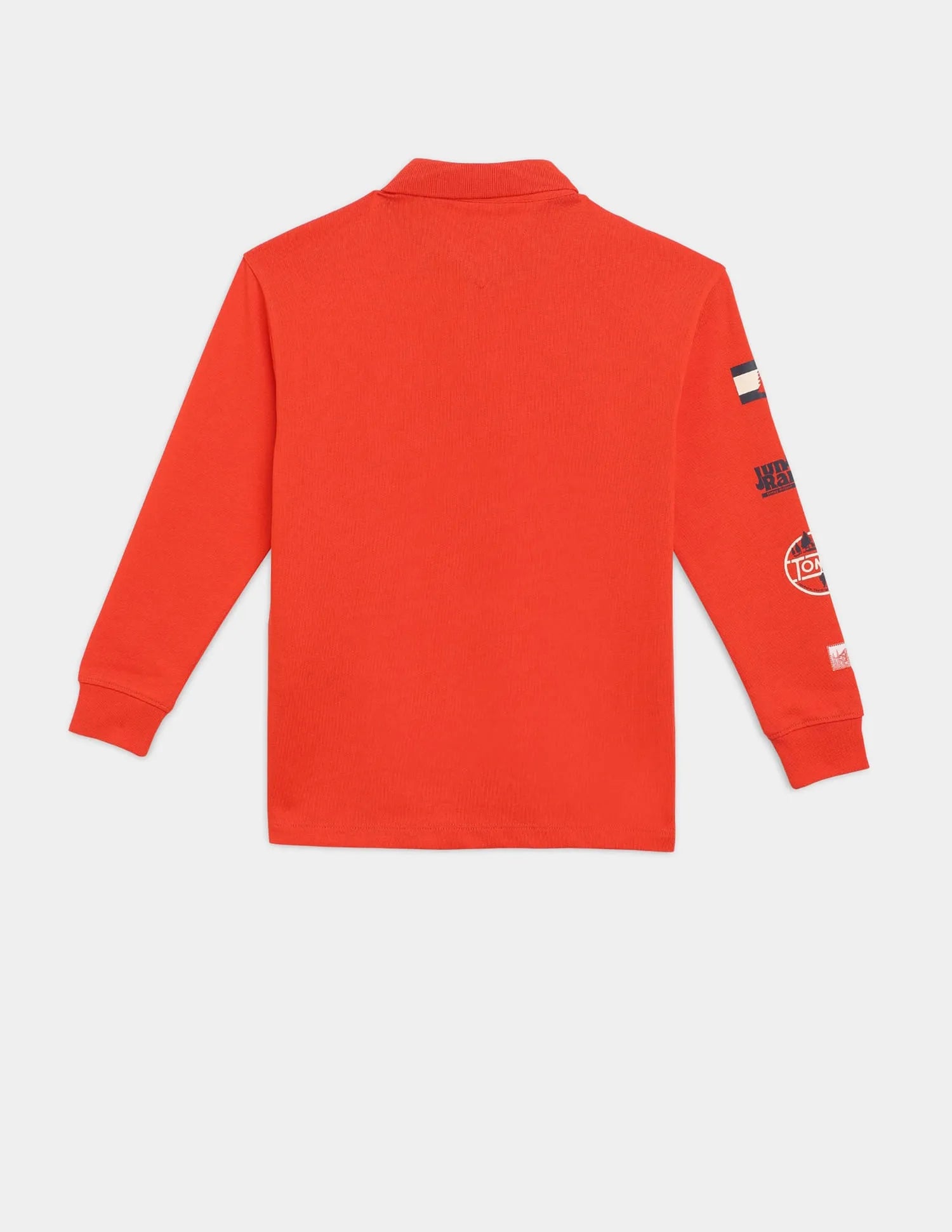 Tommy Hilfiger Boys Long Sleeve Polo Shirt – Red