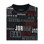 Jordan Kid's Allover Logo T-Shirt – Black/Red/Grey Tommynippon
