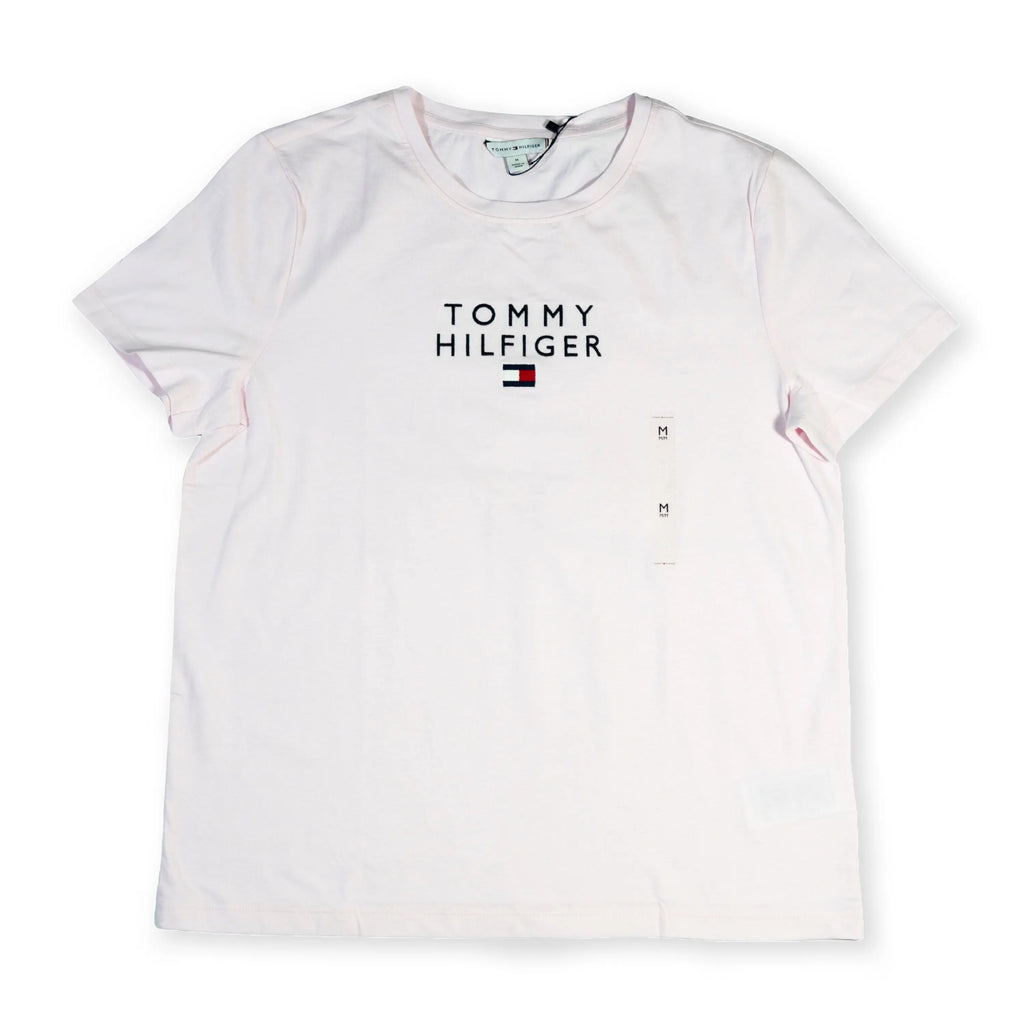 Tommy Hilfiger Girl's Logo Girls T-Shirt – Light Pink Tommynippon