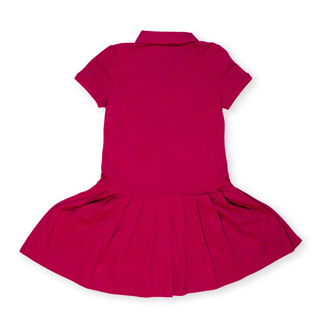 Tommy Hilfiger Girls' Polo Dress – Fuchsia Pink Tommynippon