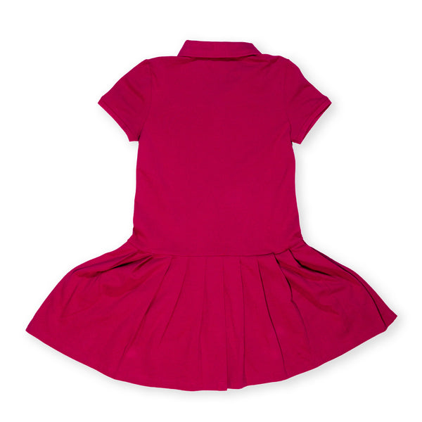 Tommy Hilfiger Girls' Polo Dress – Fuchsia Pink