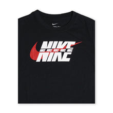 Nike Kid's Graphic T-Shirt – Black & Red Logo Print