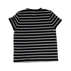 Tommy Hilfiger Striped Graphic Girls T-Shirt – Black & White Tommynippon