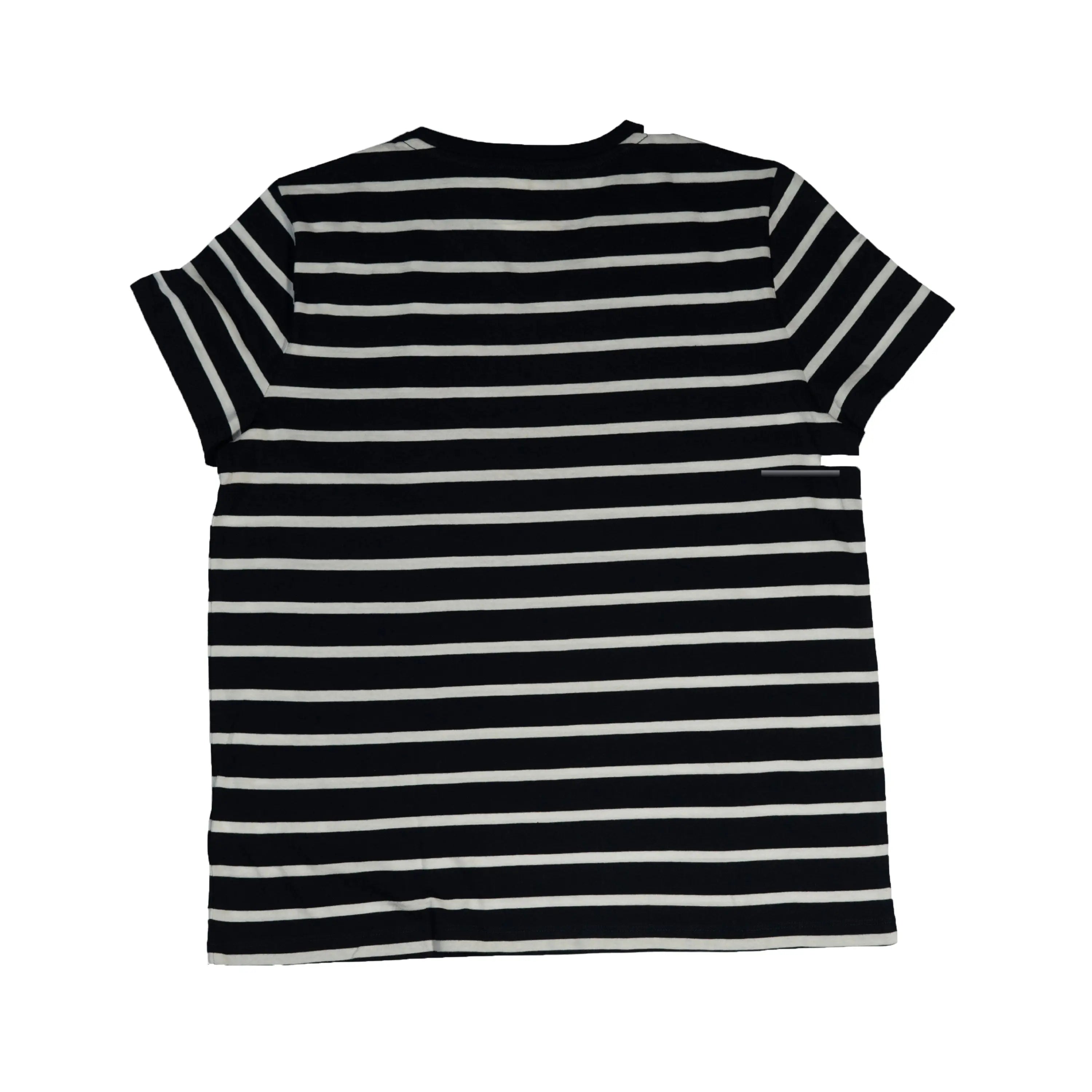 Tommy Hilfiger Striped Graphic Girls T-Shirt – Black & White Tommynippon