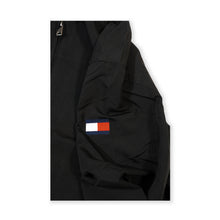 Tommy Hilfiger Men's Classic Black Hooded Jacket – Lightweight Zip-Up