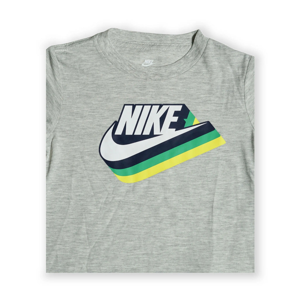 Nike Kids Graphic Logo T-Shirt – Light Grey Tommynippon