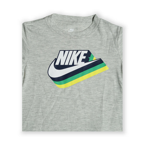 Nike Kids Graphic Logo T-Shirt – Light Grey
