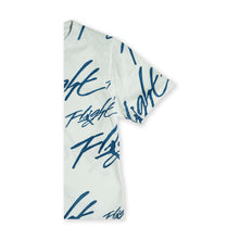 Jordan Kid's “Flight” Allover Print Tee – White/Blue
